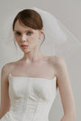 Dilys Cropped Layered Veil