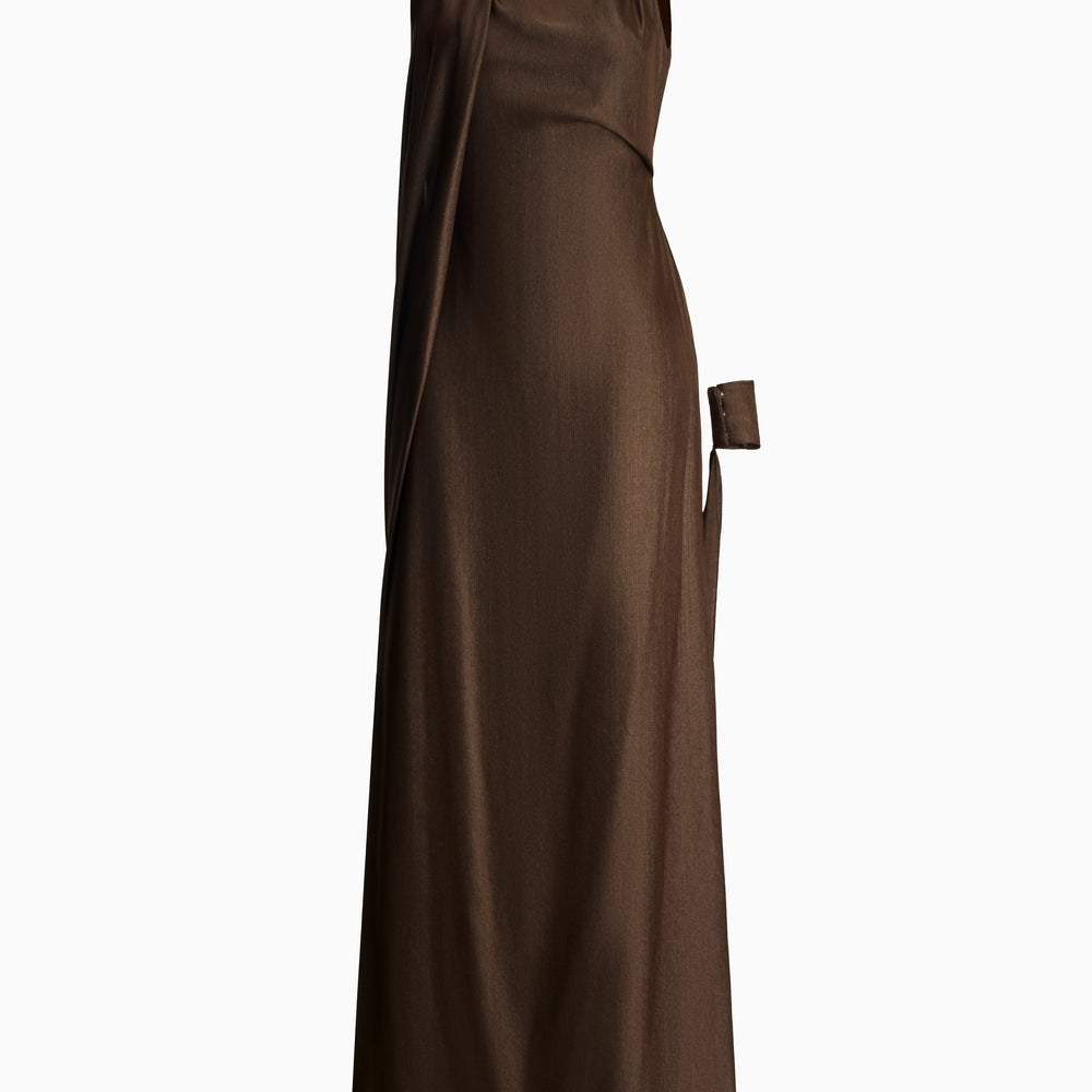Thu Mien Draped Maxi Dress