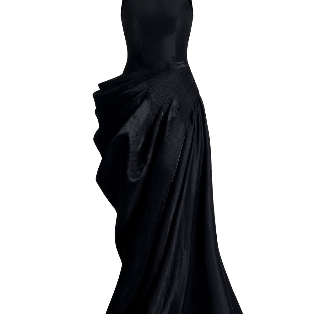 Da Huyen Draped Maxi Dress