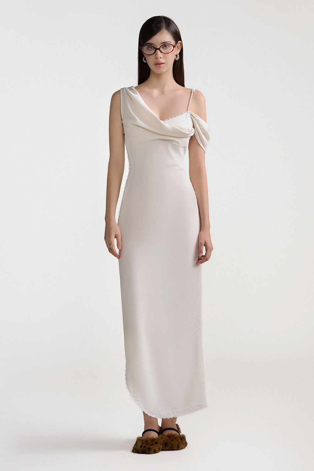 Make A Wish Midi Sateen Dress