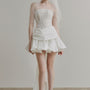 Aimee Fit and Flare Sequin Tulle Mini Dress