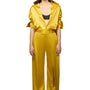 Millie Straight Wide Leg Silk Floor Length Pants