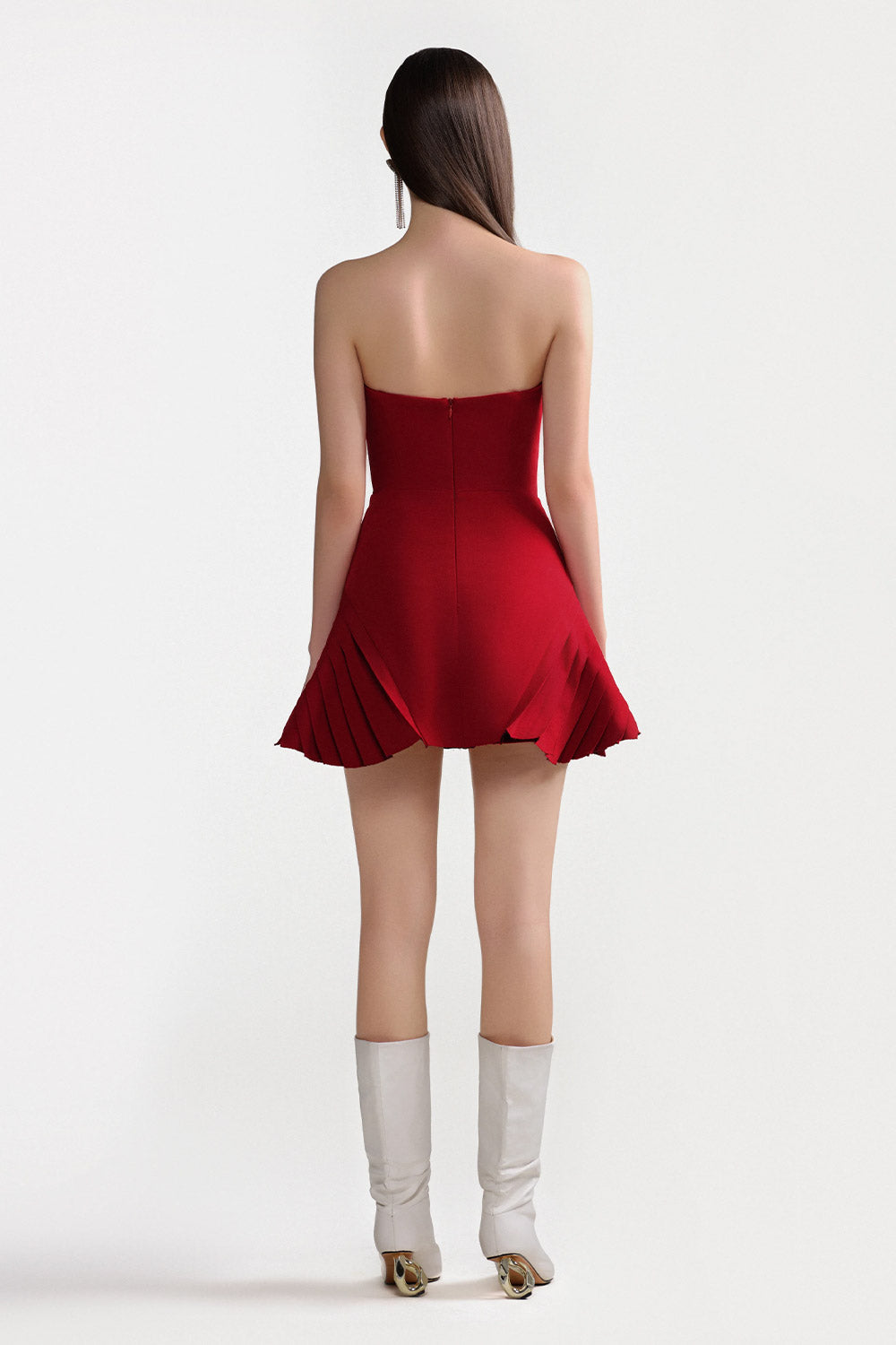 Eden Pleated Mini Dress