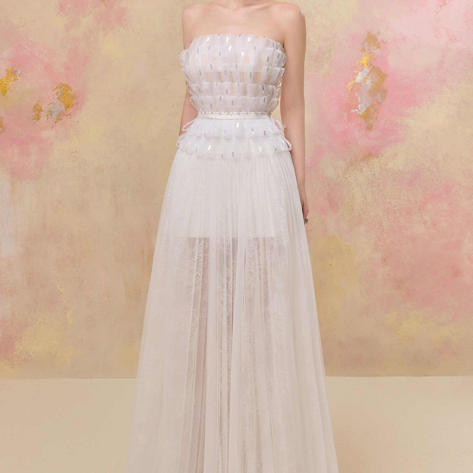 Leona Ruffle Maxi Dress