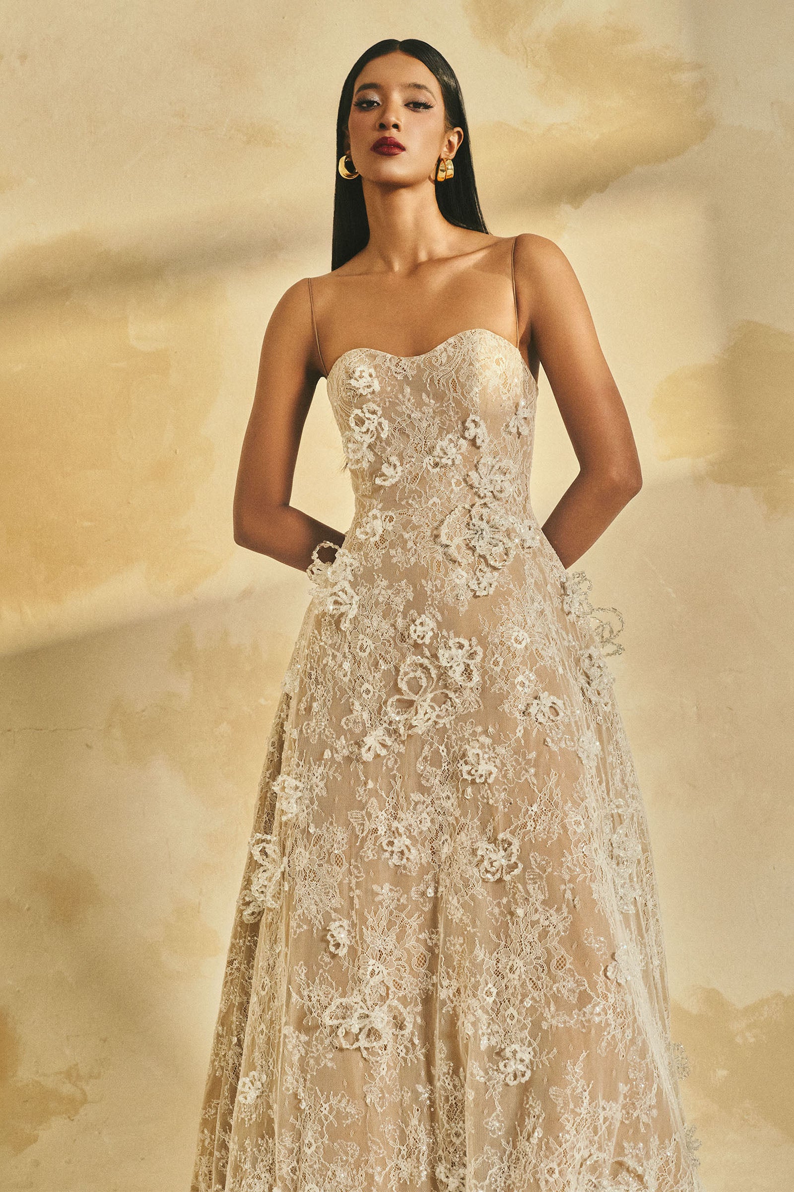 Arl Applique Maxi Dress