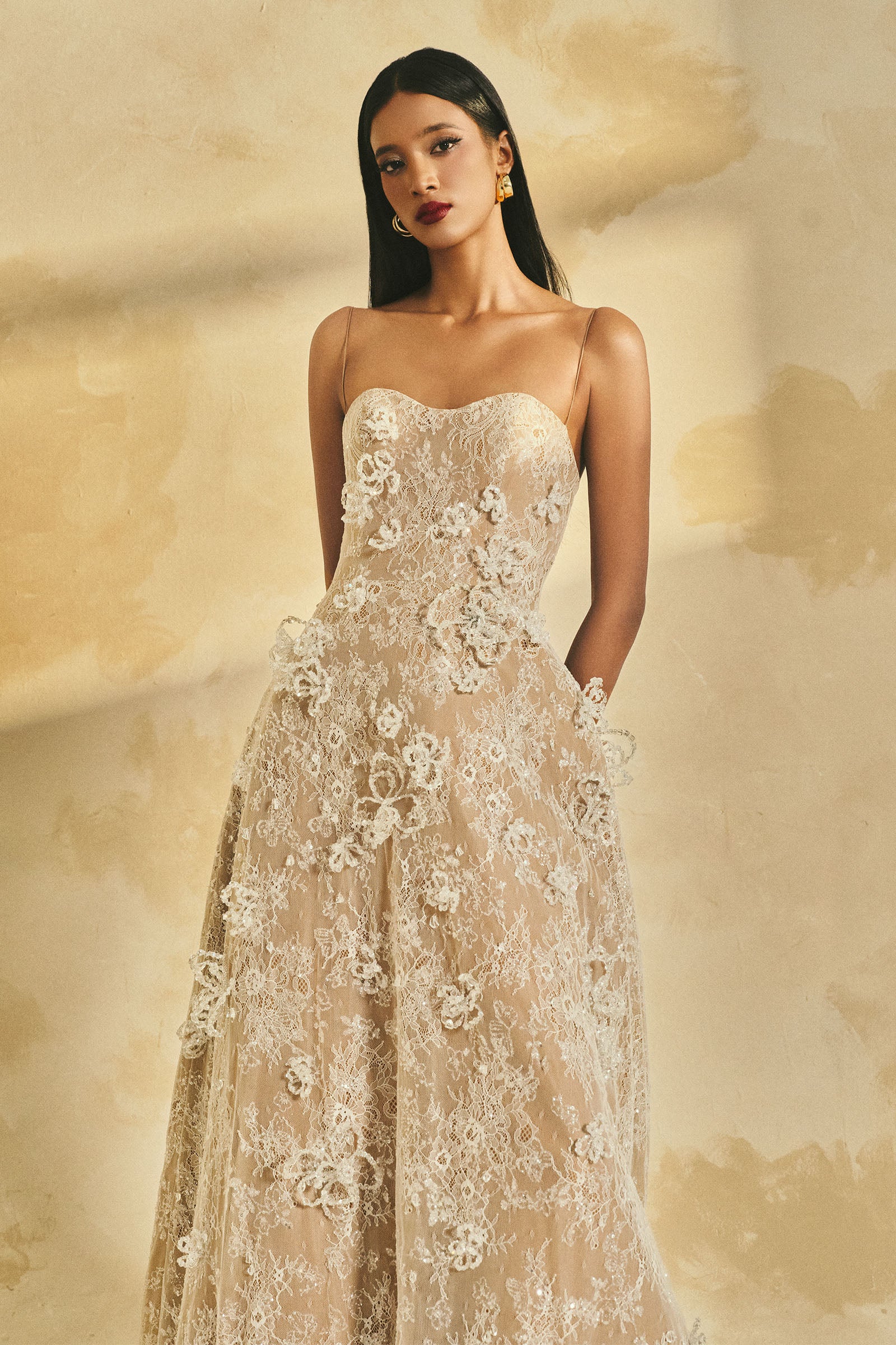 Arl Applique Maxi Dress