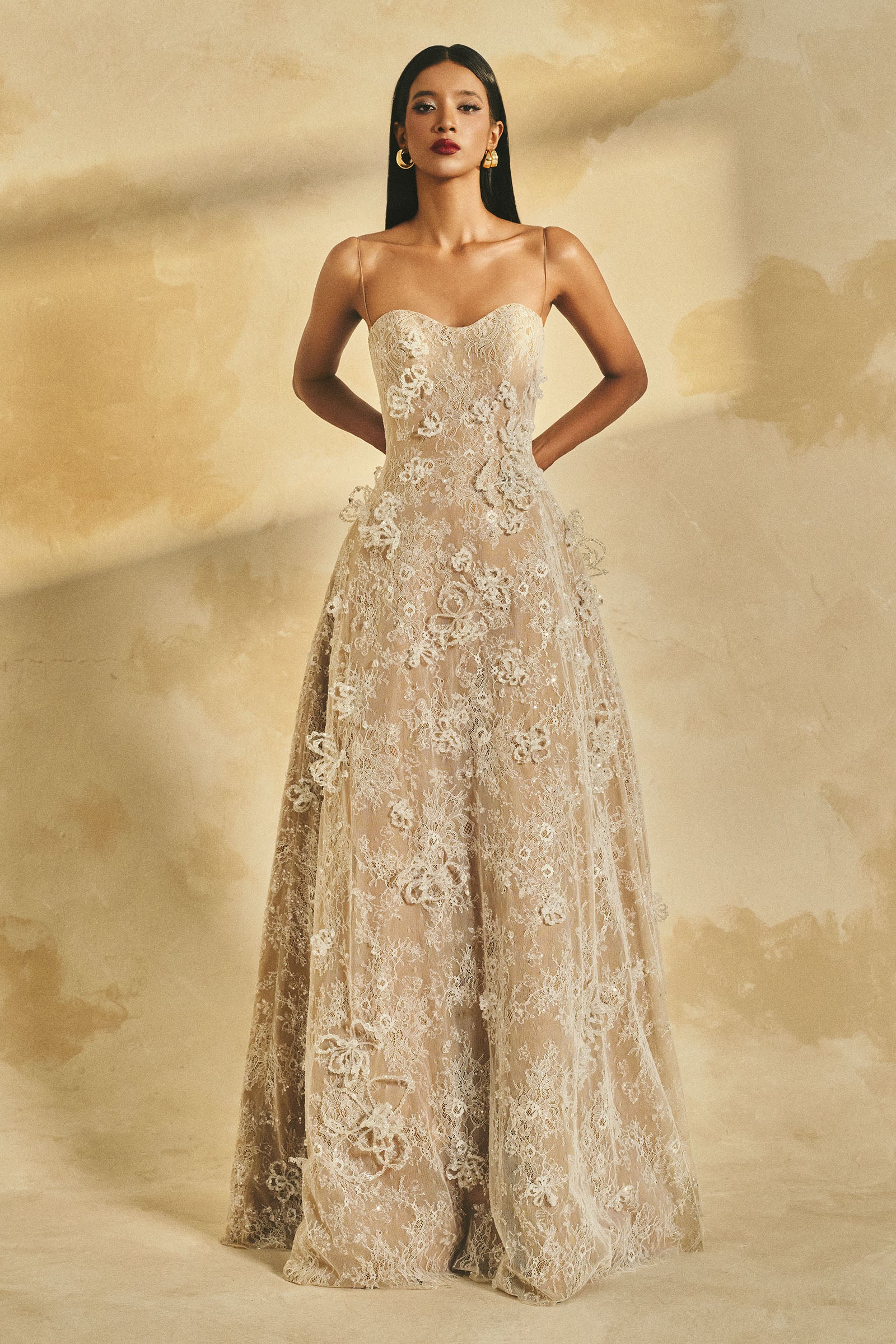 Arl Applique Maxi Dress