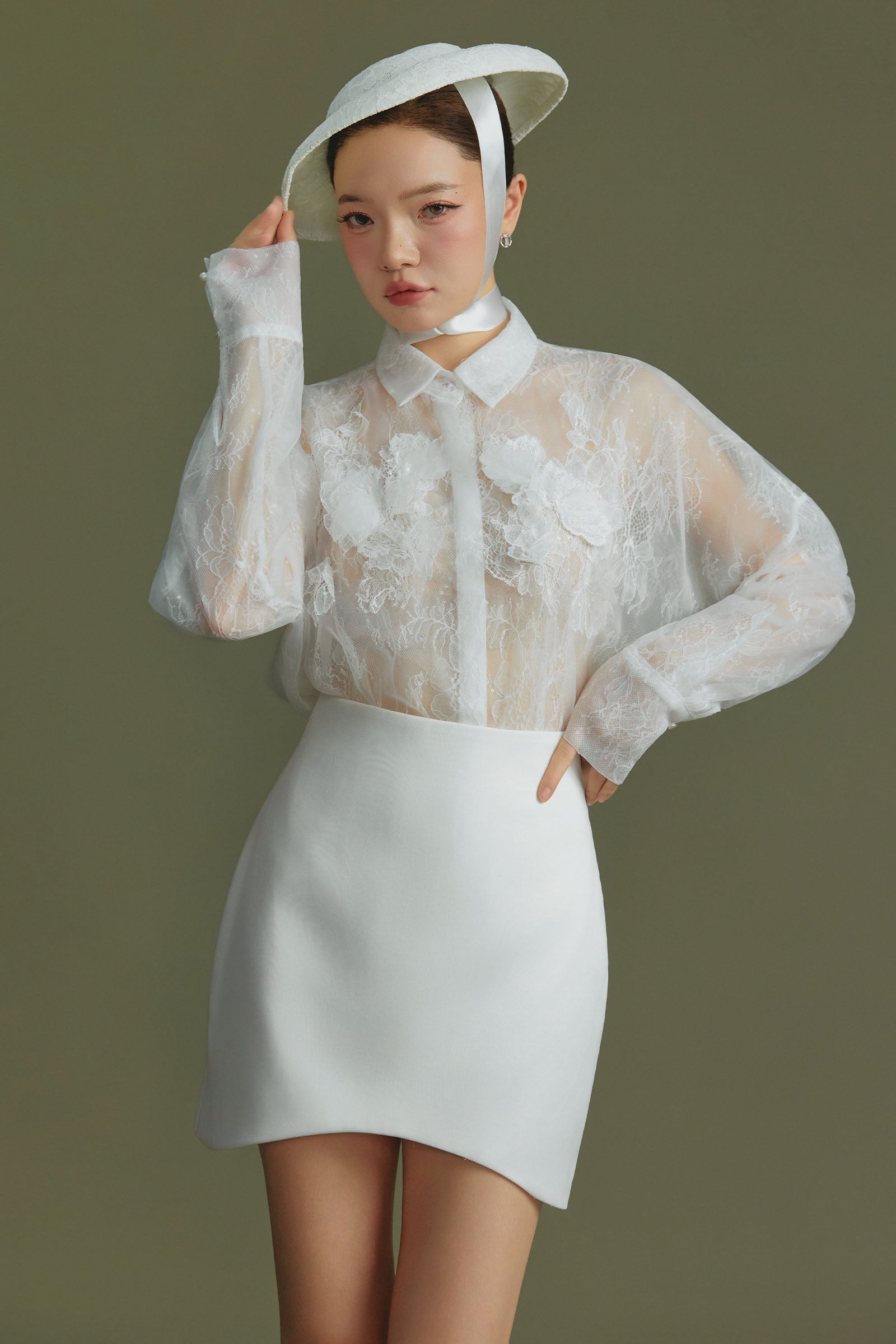 Onyx Cuff Sleeve Shirt