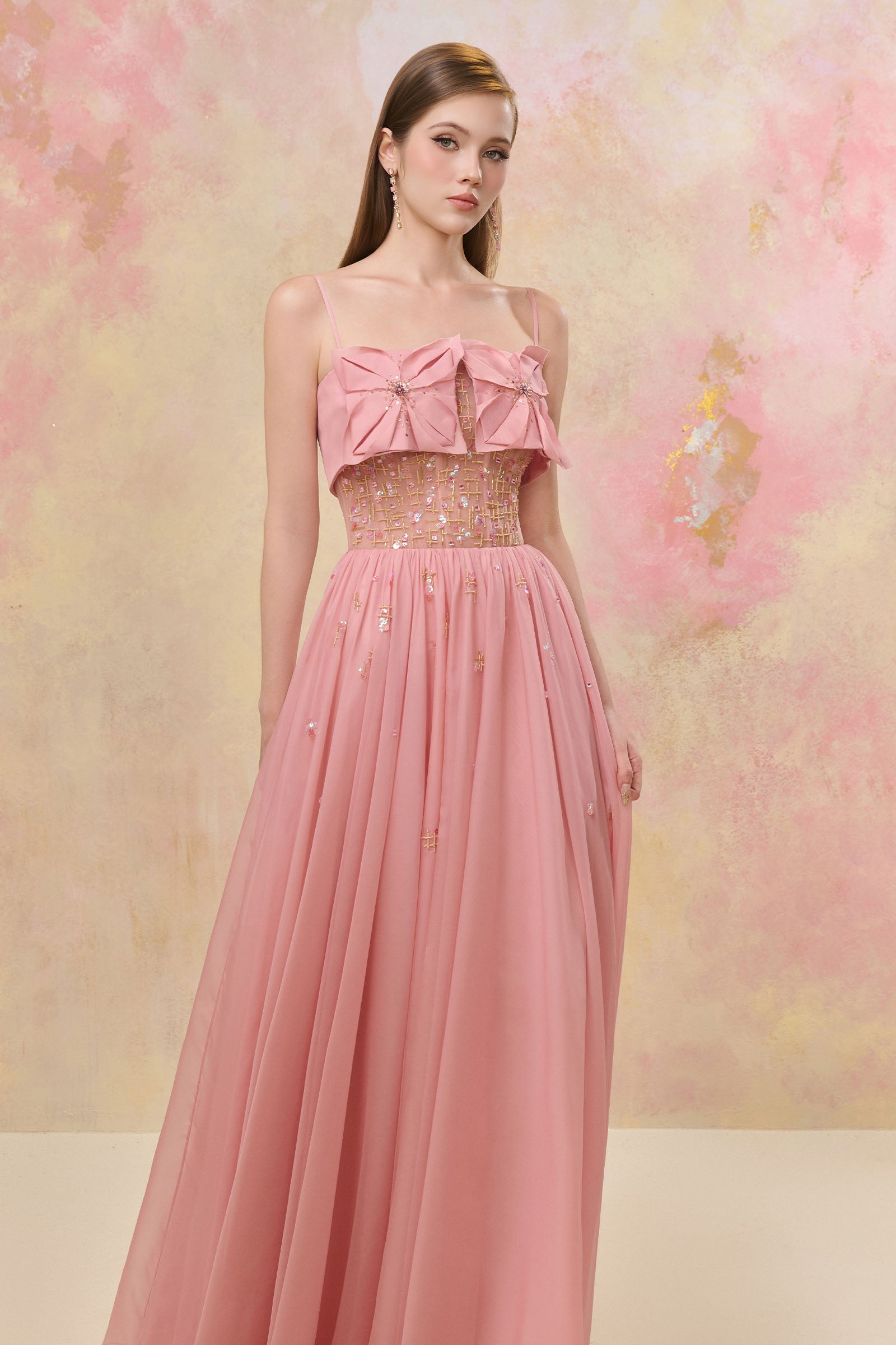 Elora Applique Maxi Dress