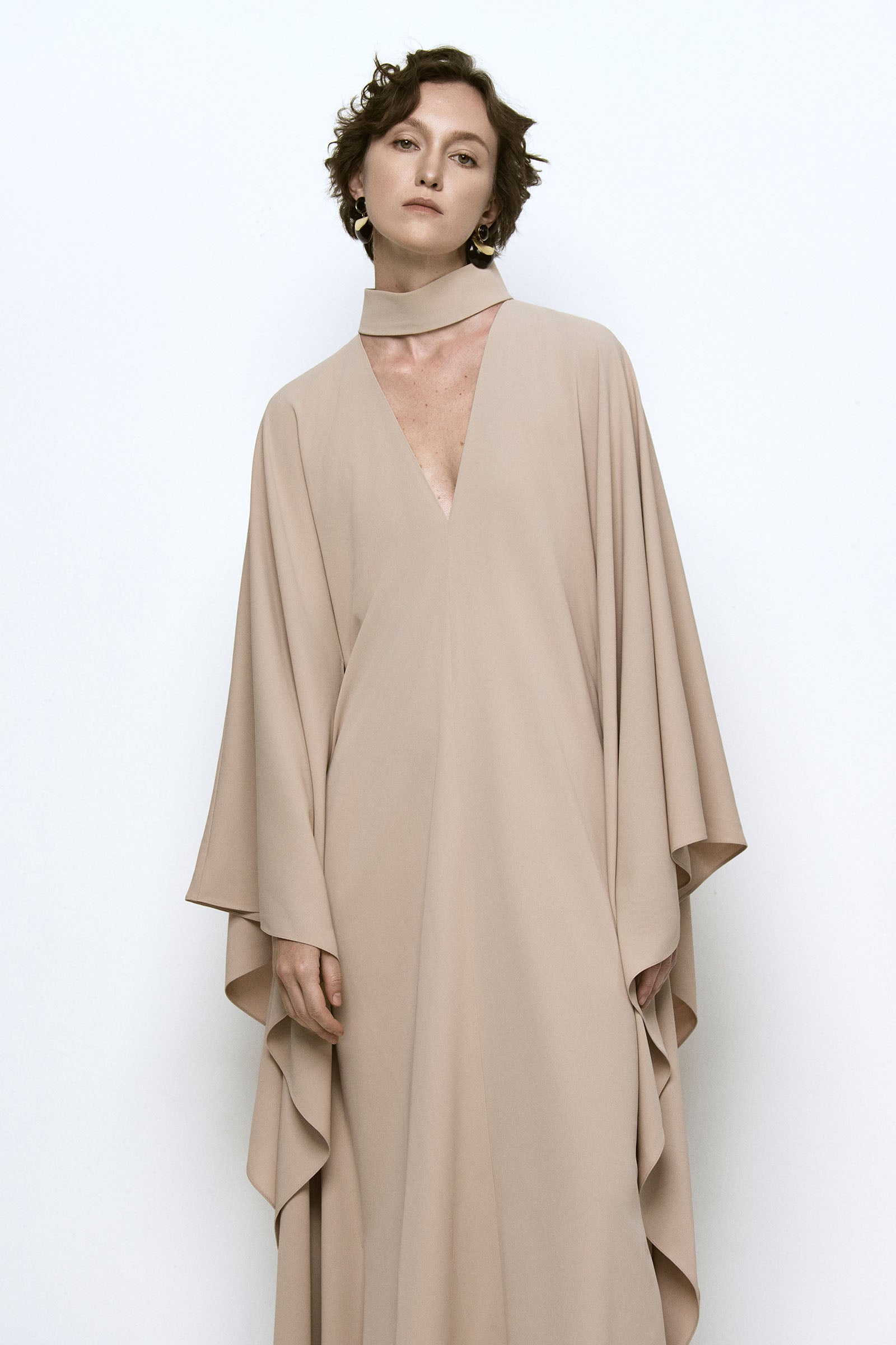 Rae Choker Neck Maxi Dress