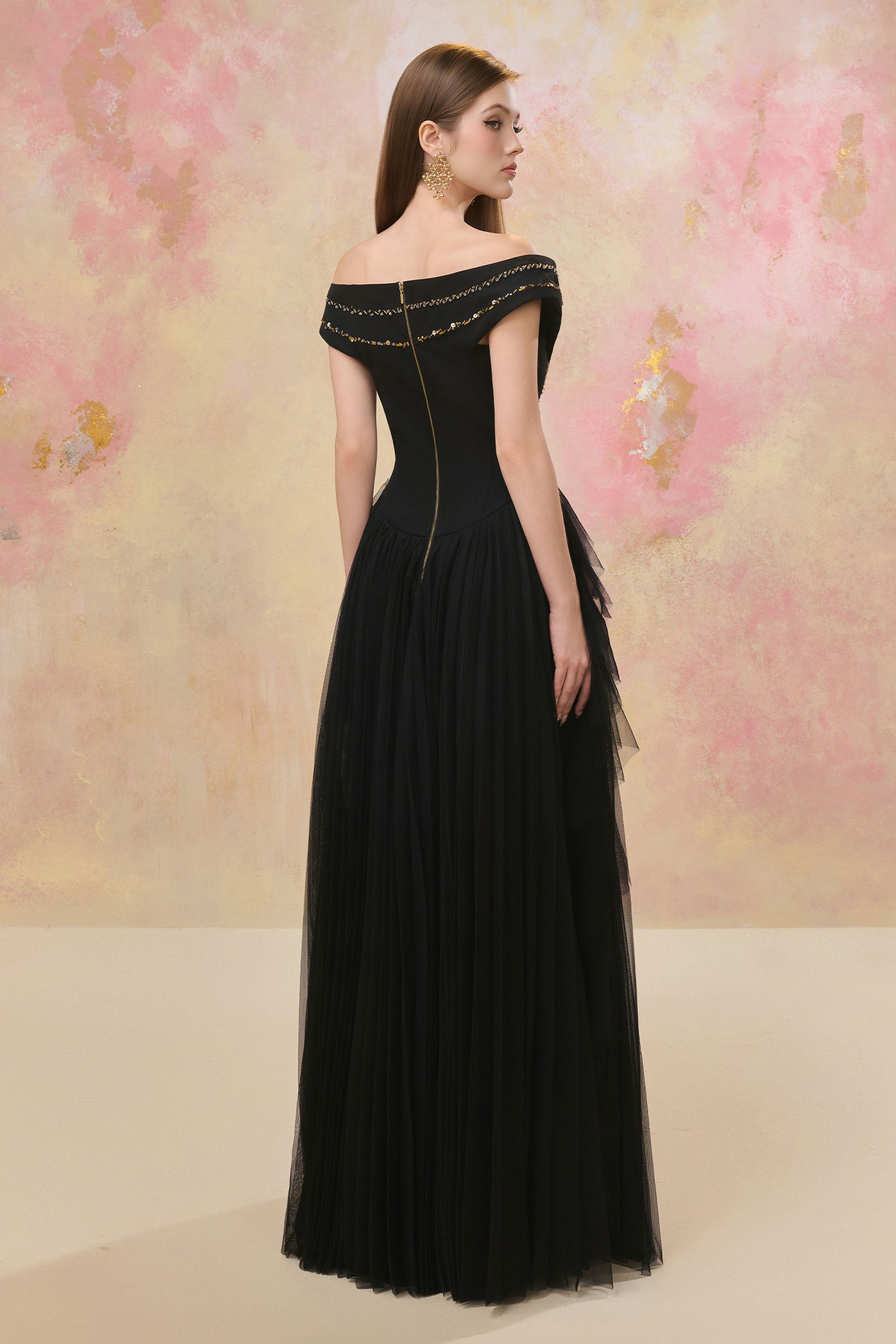 Ambessa Embroidery Maxi Dress