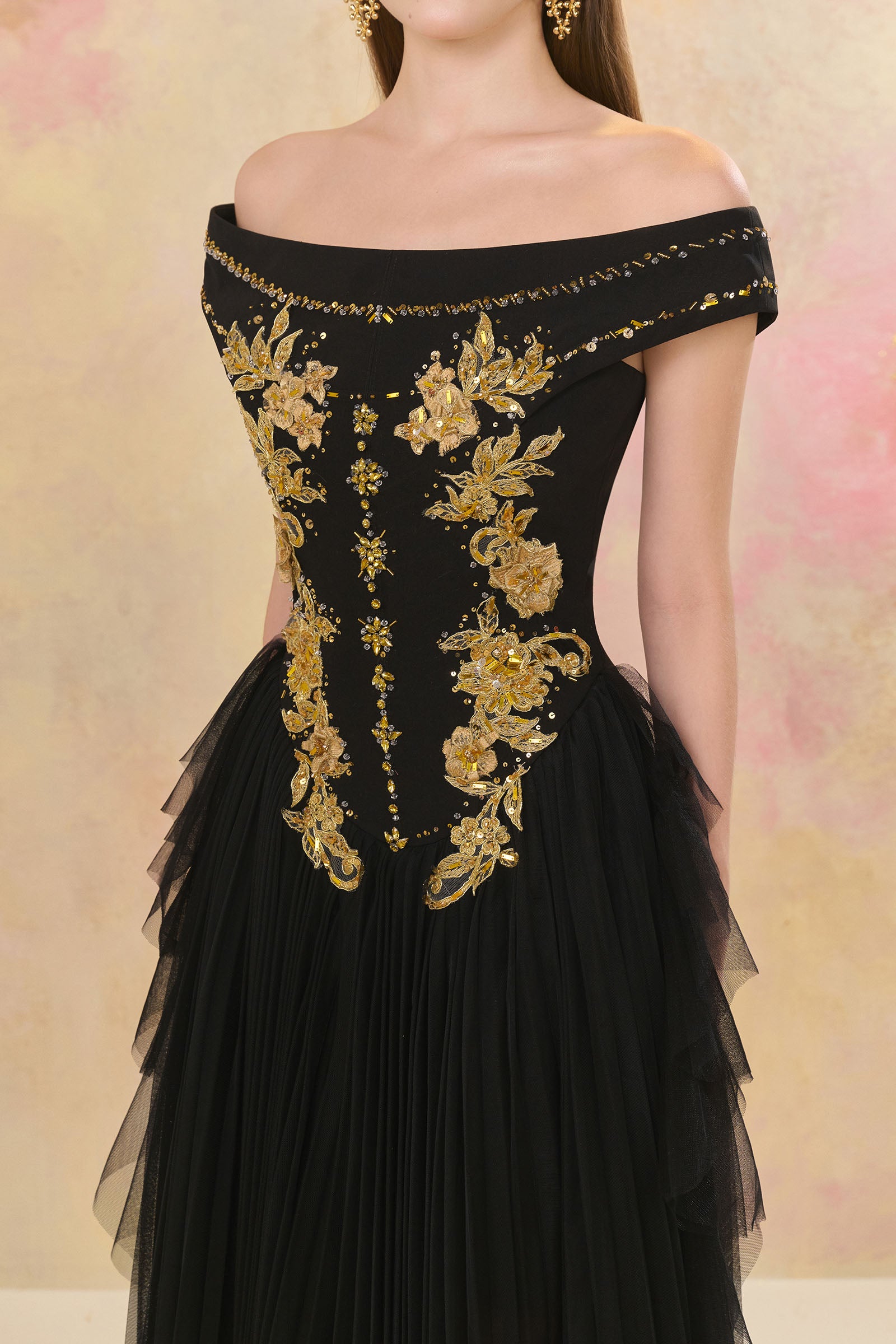 Ambessa Embroidery Maxi Dress