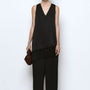 Noir V-Neck Top