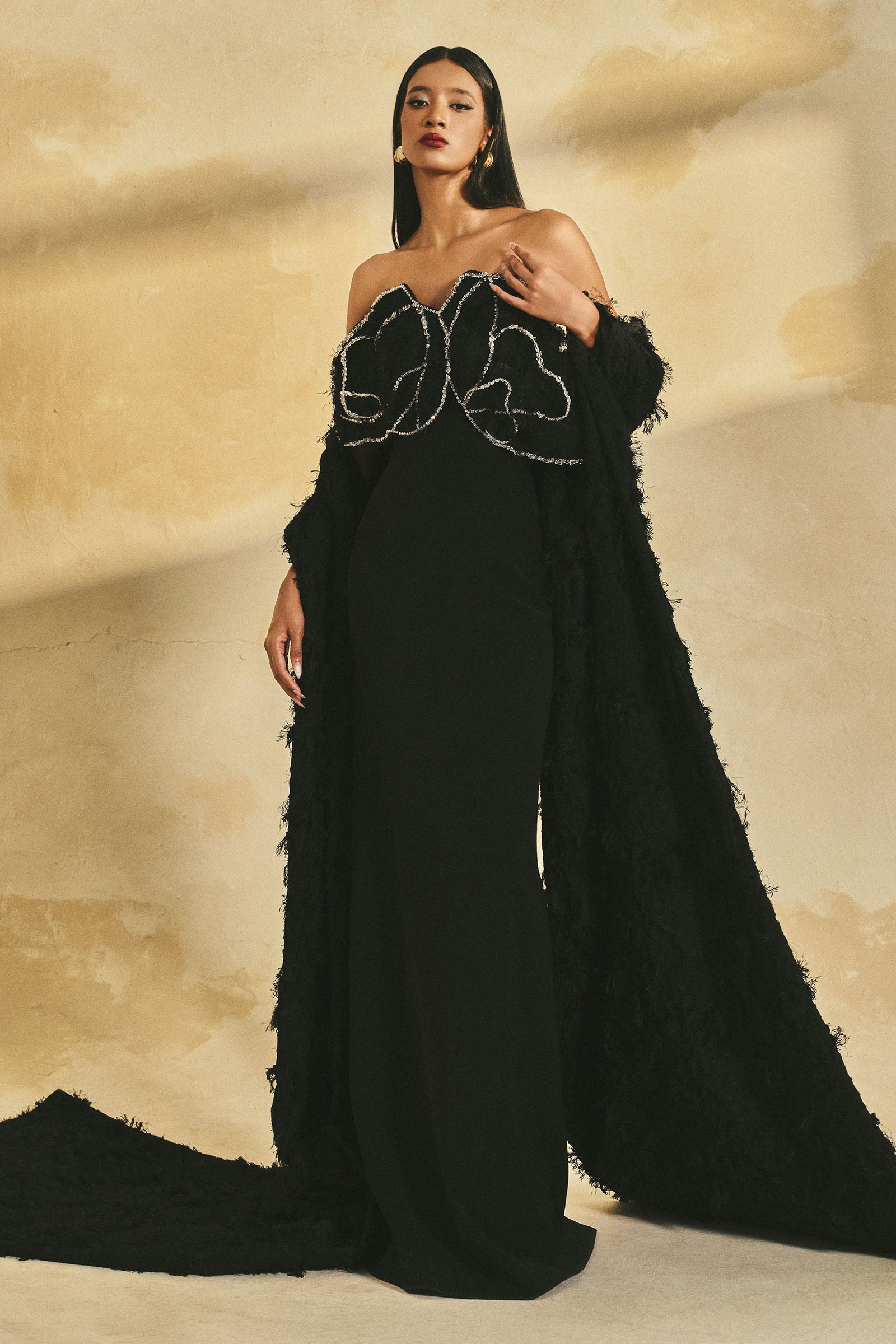 Nia Applique Maxi Dress
