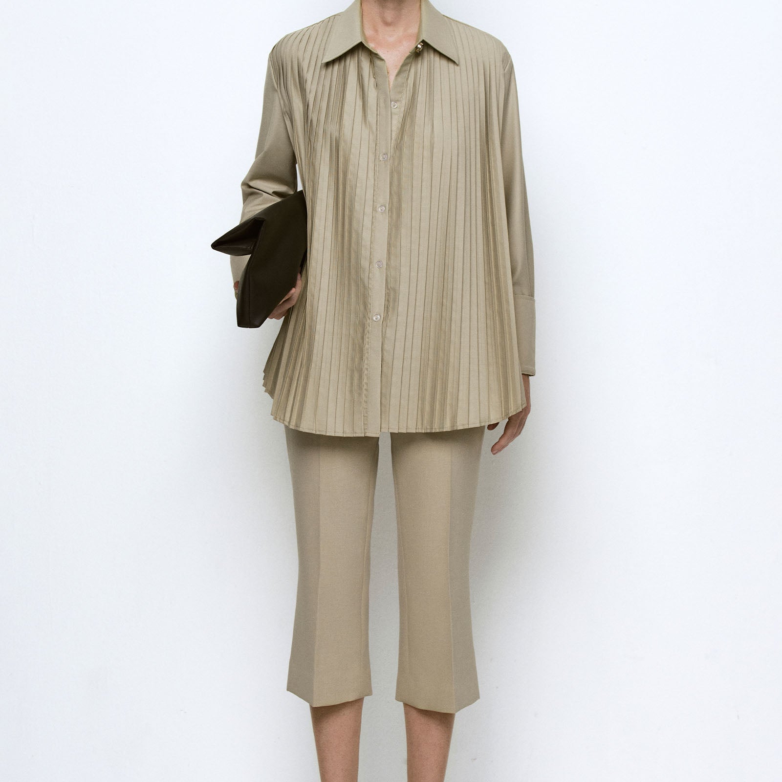 Lia Pleated Shirt