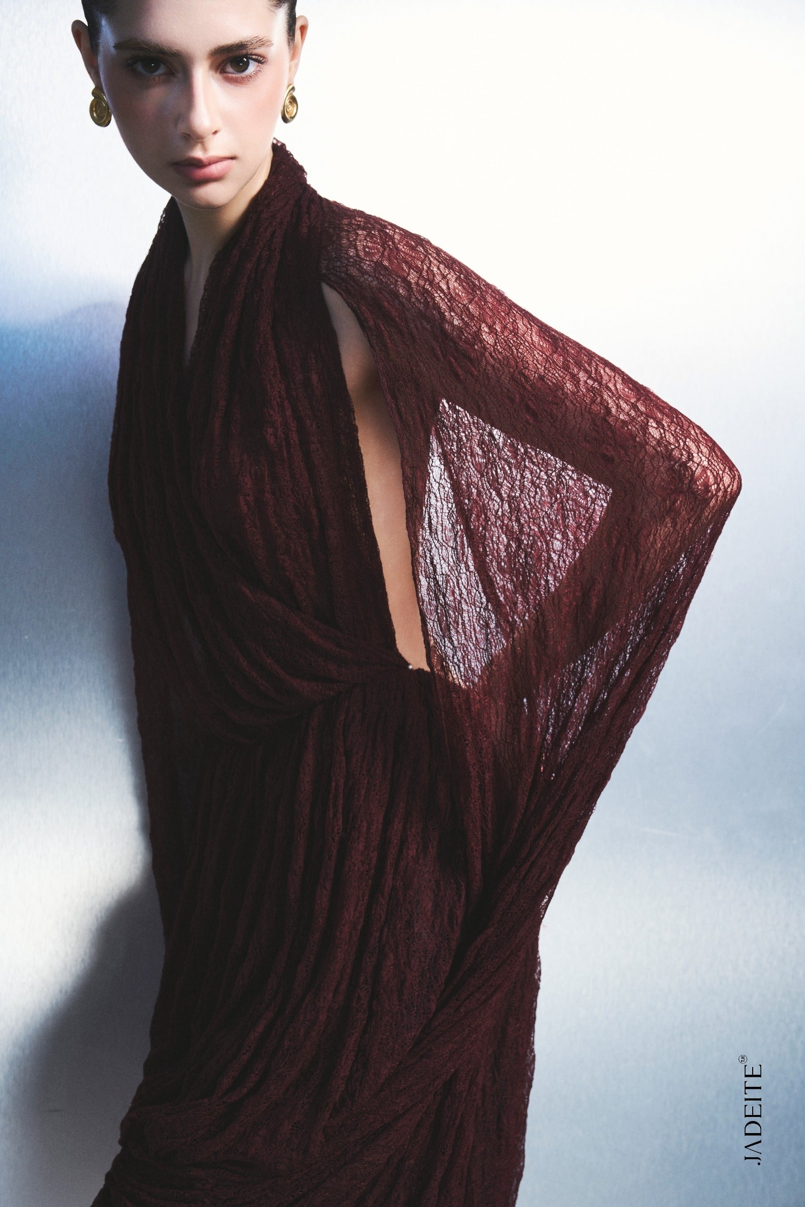 Arian Asymmetric Midi Dress