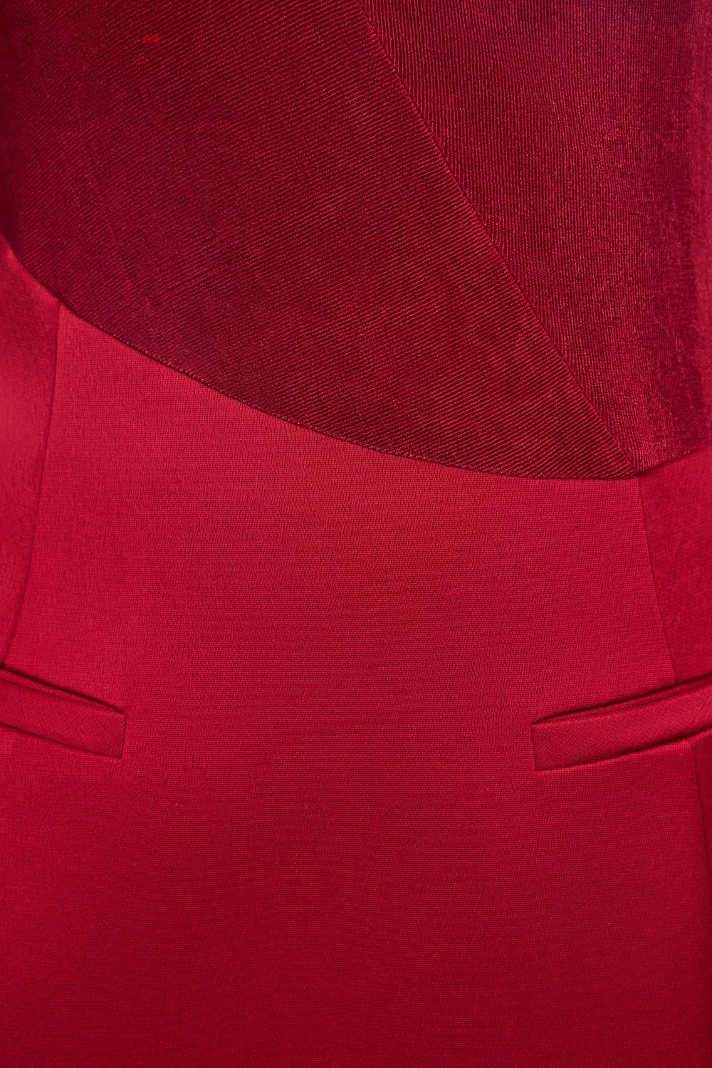 Eleanor Sheath Asymmetric Neck Taffeta Midi Dress