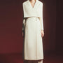Cline Straight Ribbed Polyester Floor Length Pants