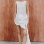 Leona Trapezoid Sleeveless Organic Cotton Mini Dress