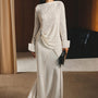 Tayce Straight Cuff Sleeved Jersey Top