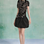 Mckenna Bubble Gathered Taffeta Silk Mini Skirt