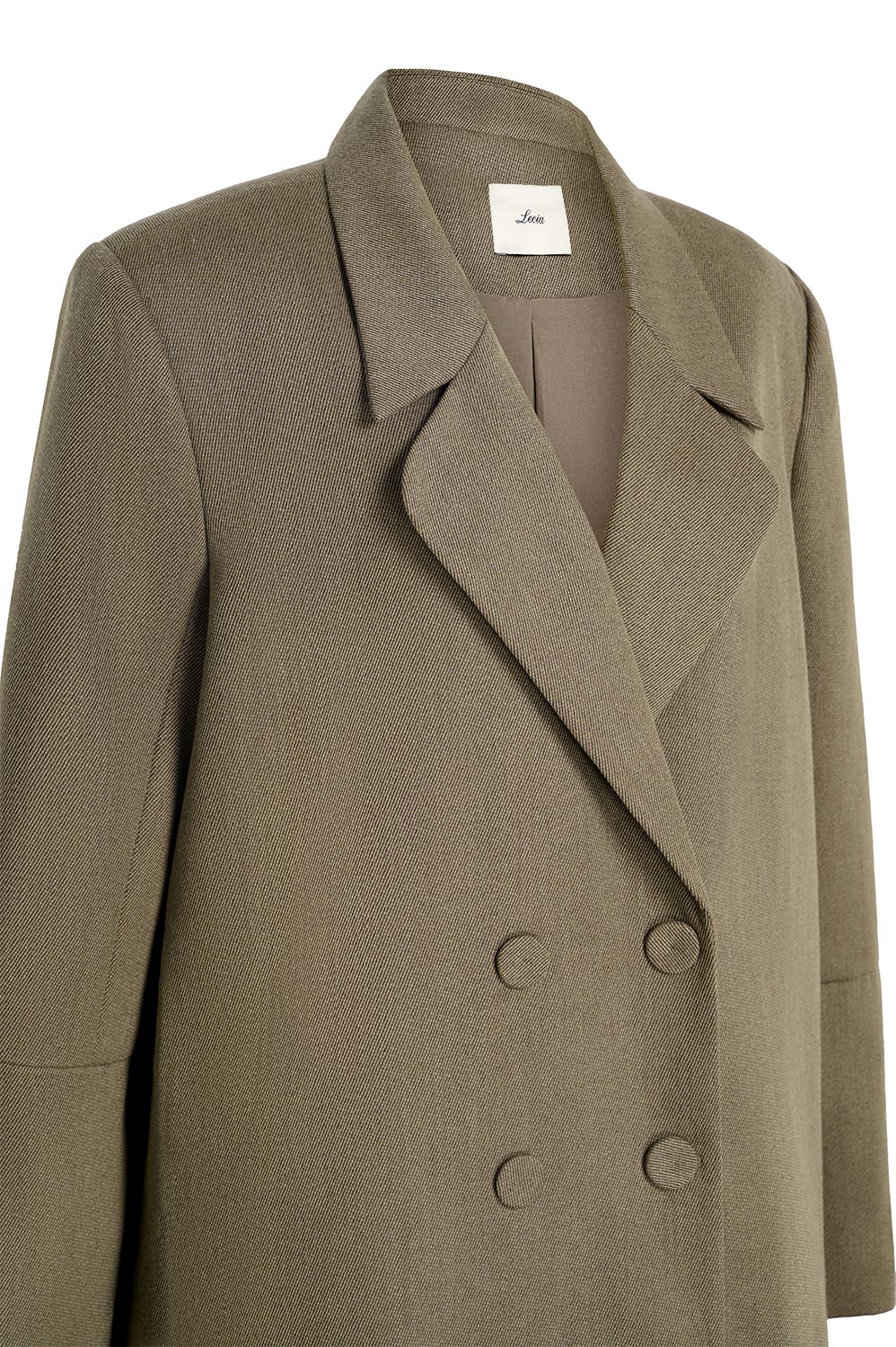 Colby Straight Double Breasted Tweed Blazer