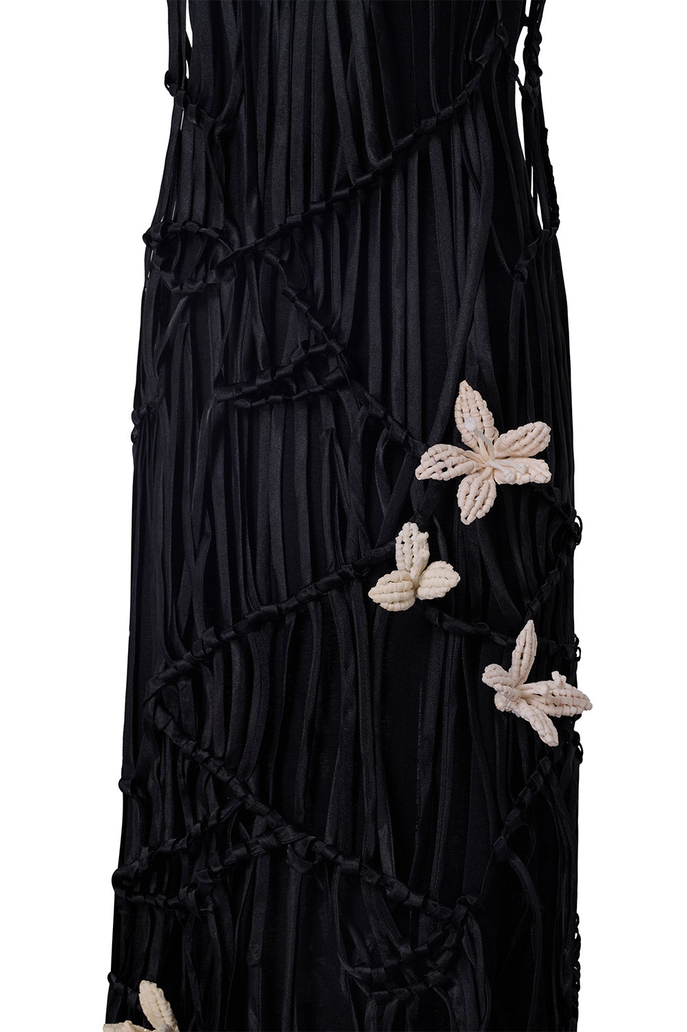 Freyja Straight Sleeveless Organza Maxi Dress