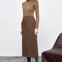 Sofia Bodycon Turtle Neck Knitted Fabric Top