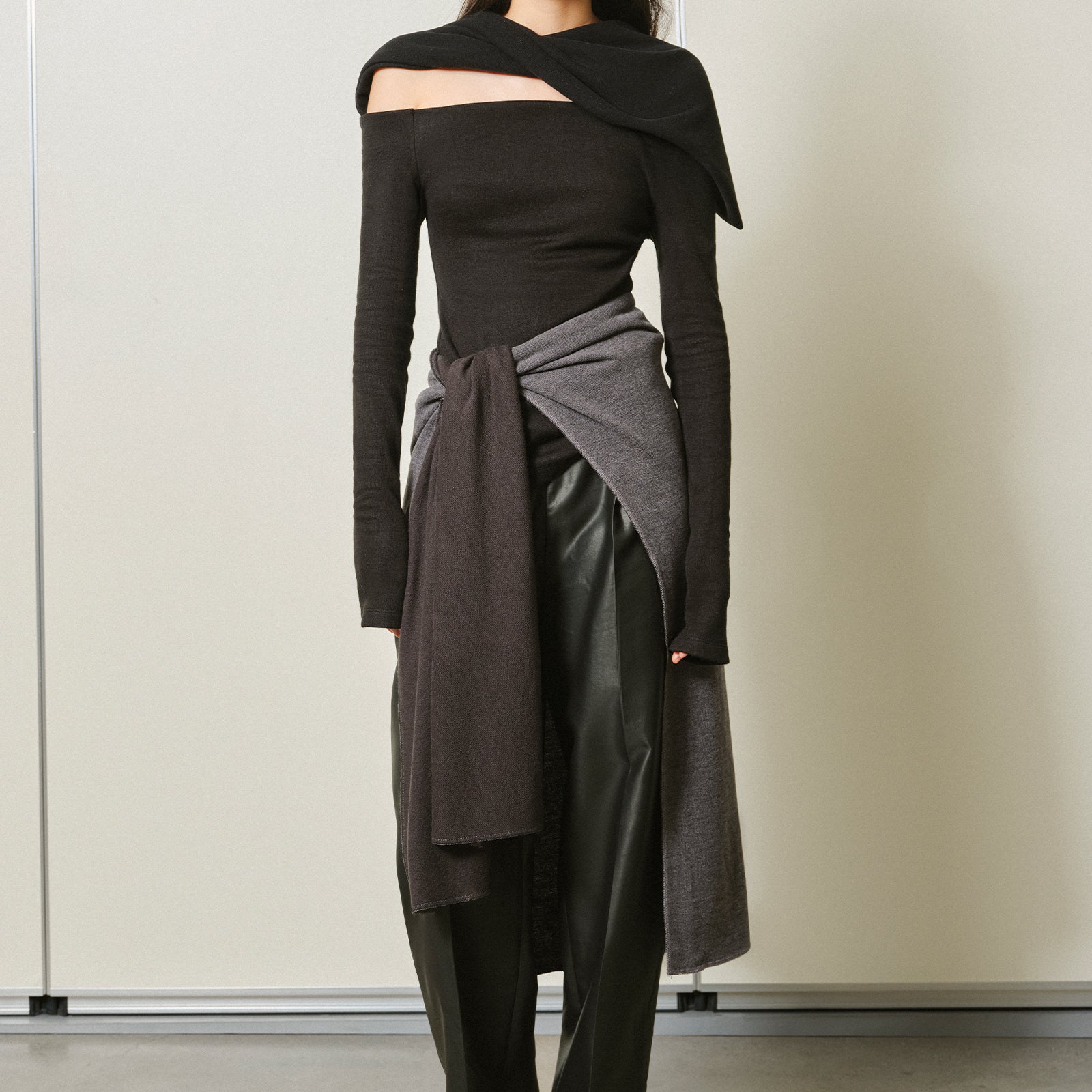 Vivian Asymmetric Neck Top