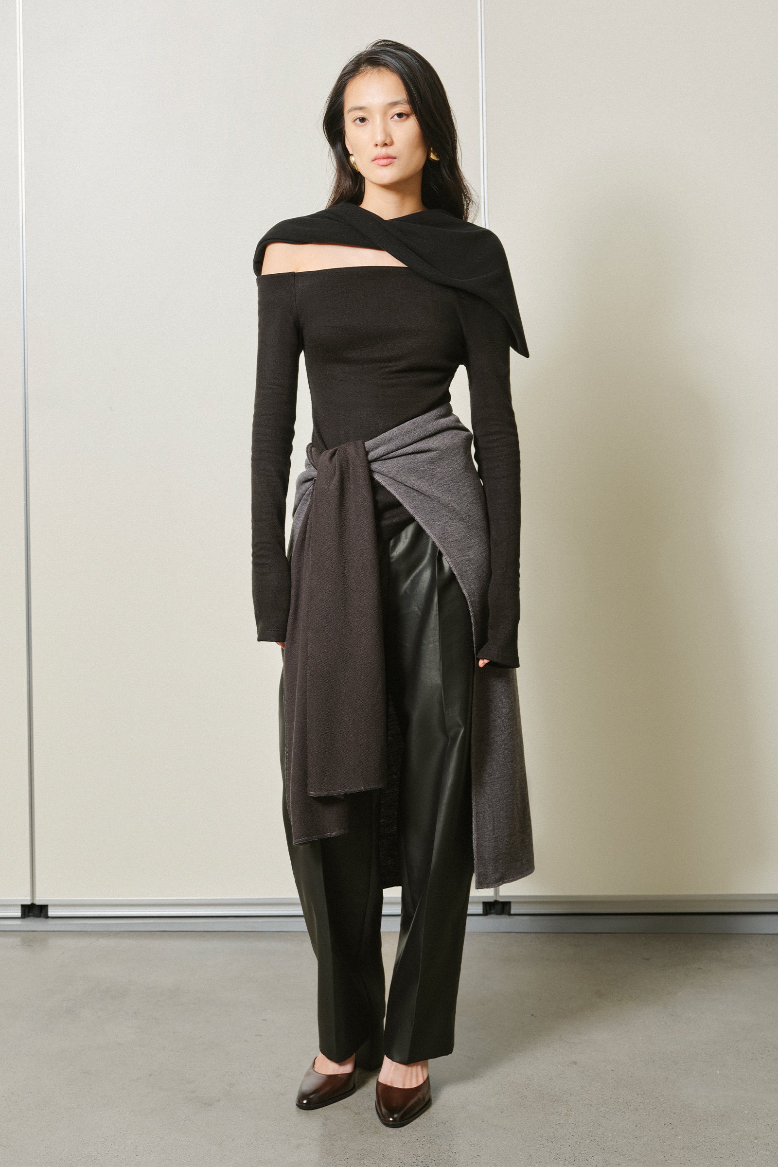 Vivian Asymmetric Neck Top