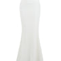 Myra Trumpet High Waist Elastic Cotton Maxi Skirt