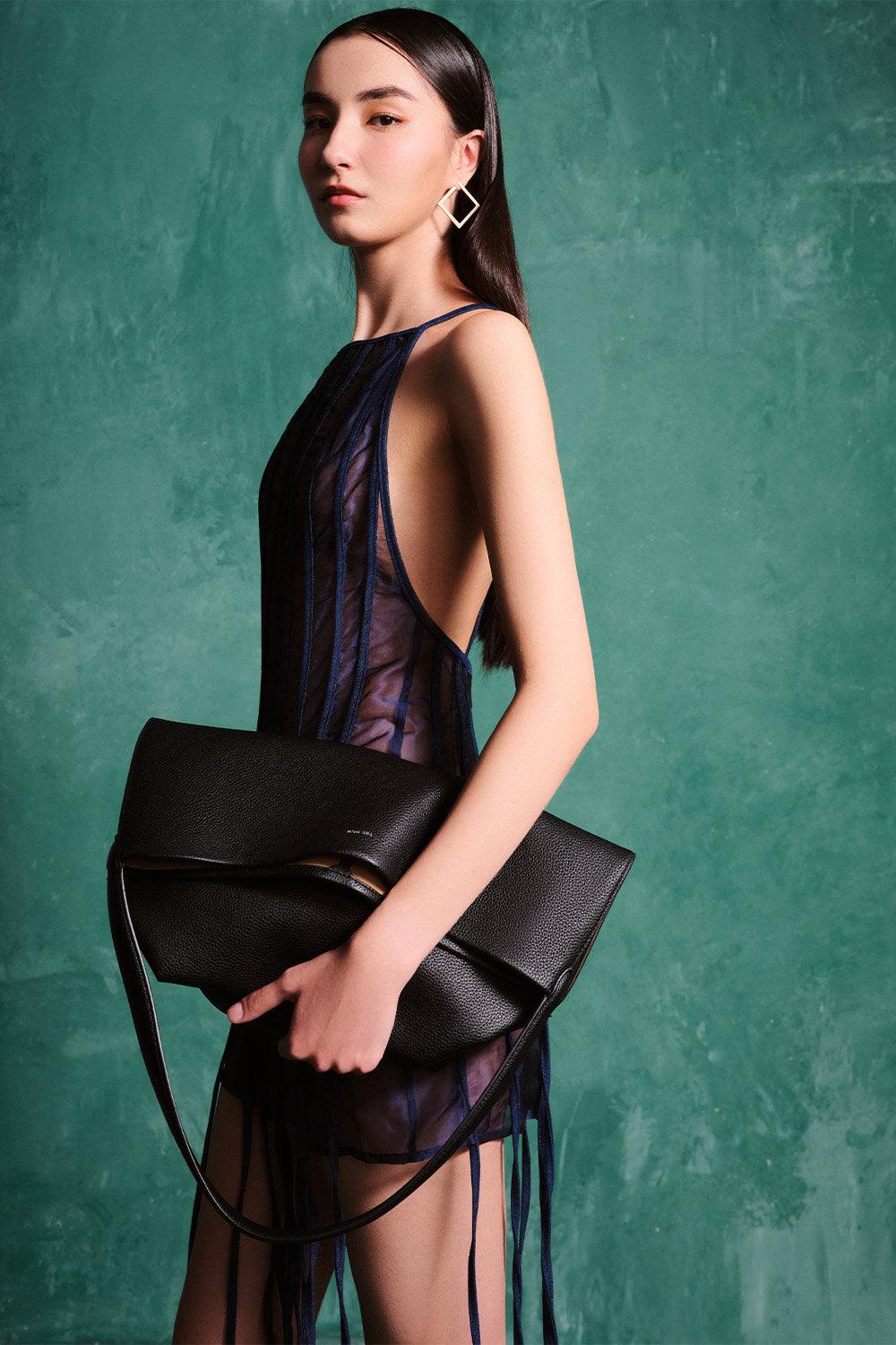 Jellyfish A-line Fringed Denim Mini Dress