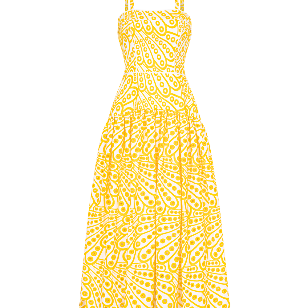 Darienne A-line Midi Dress