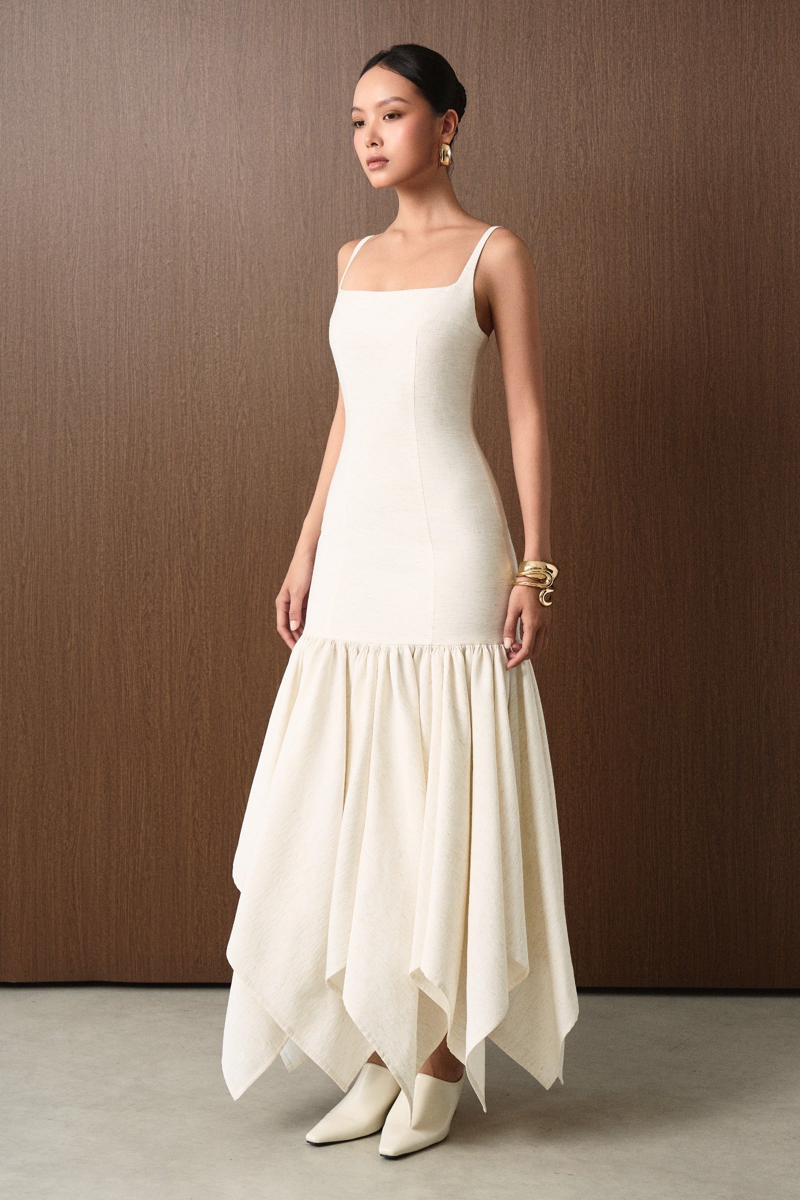Mouvement Draped Maxi Dress