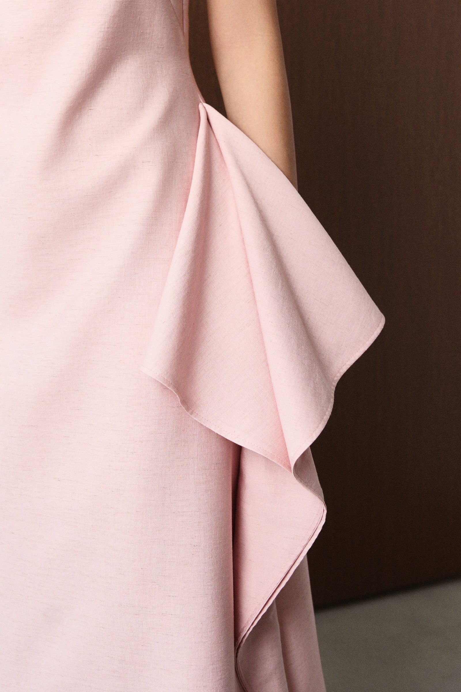 Cascade A-line Midi Dress