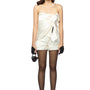 Cameron Strapless Twisted Organza Top
