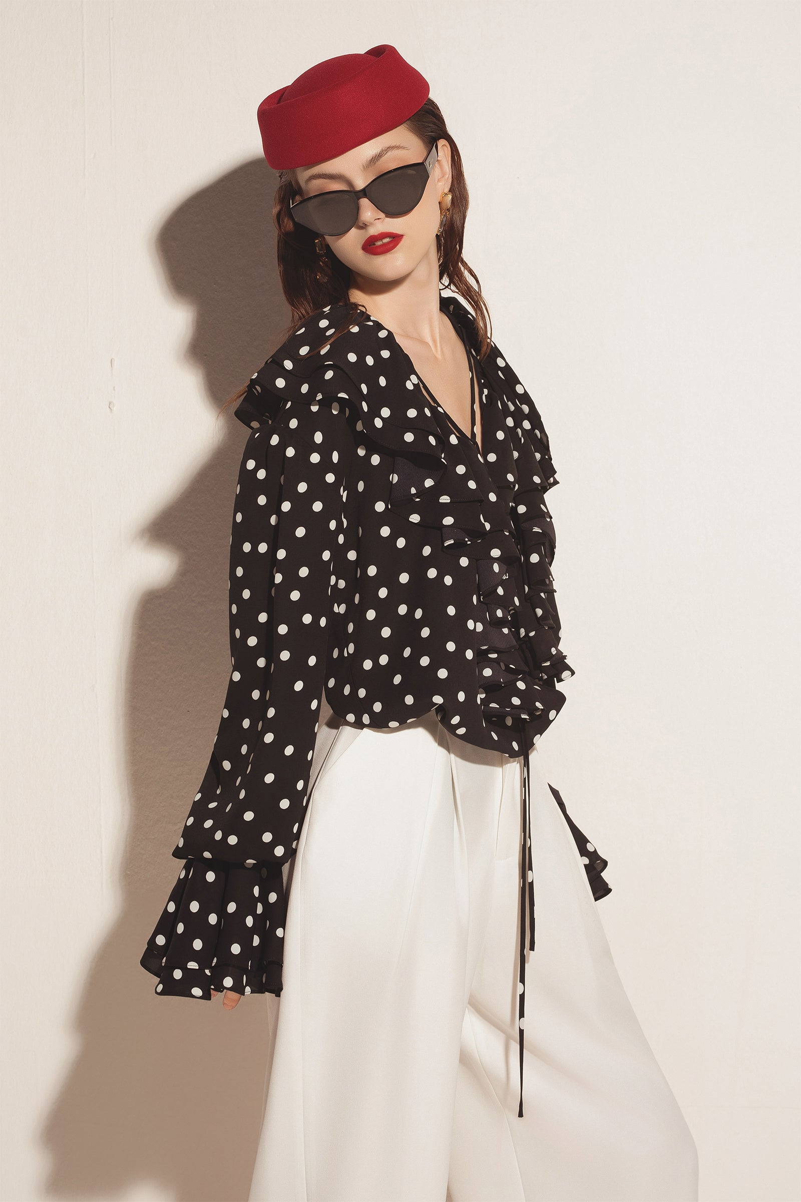 Brienne Ruffle Shirt