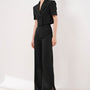 Avery Straight Side Slit Linen Maxi Pants