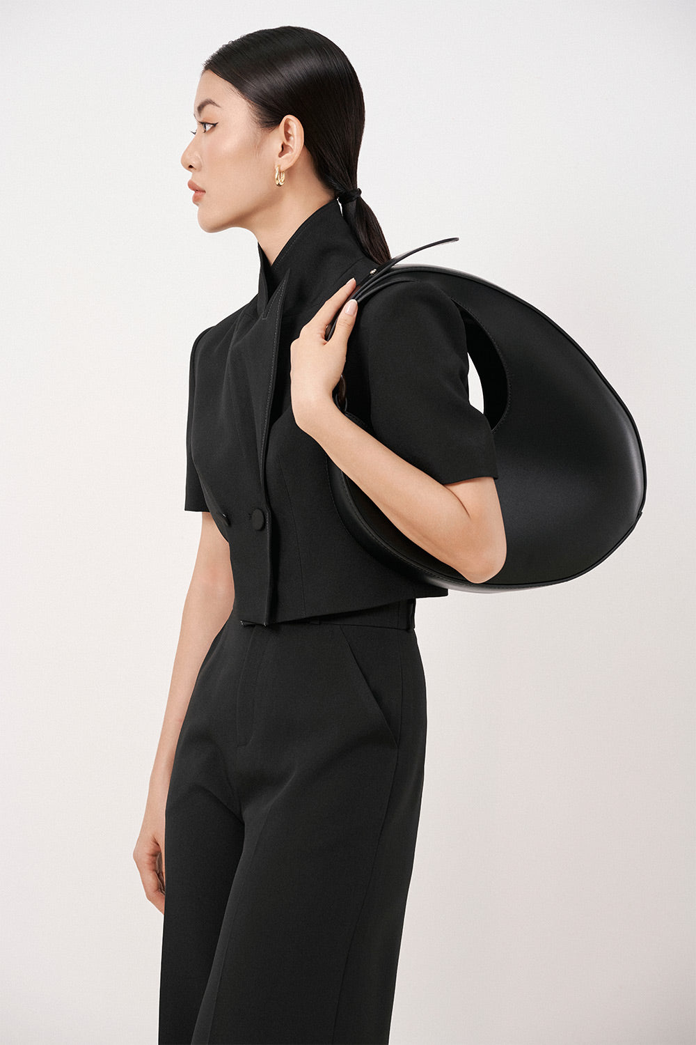 Avery Straight Double Breasted Linen Jacket