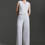 Tove Straight V-Neck Twinkle Taffeta Vest