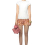 Carey Bodycon Short Sleeved Silk Top