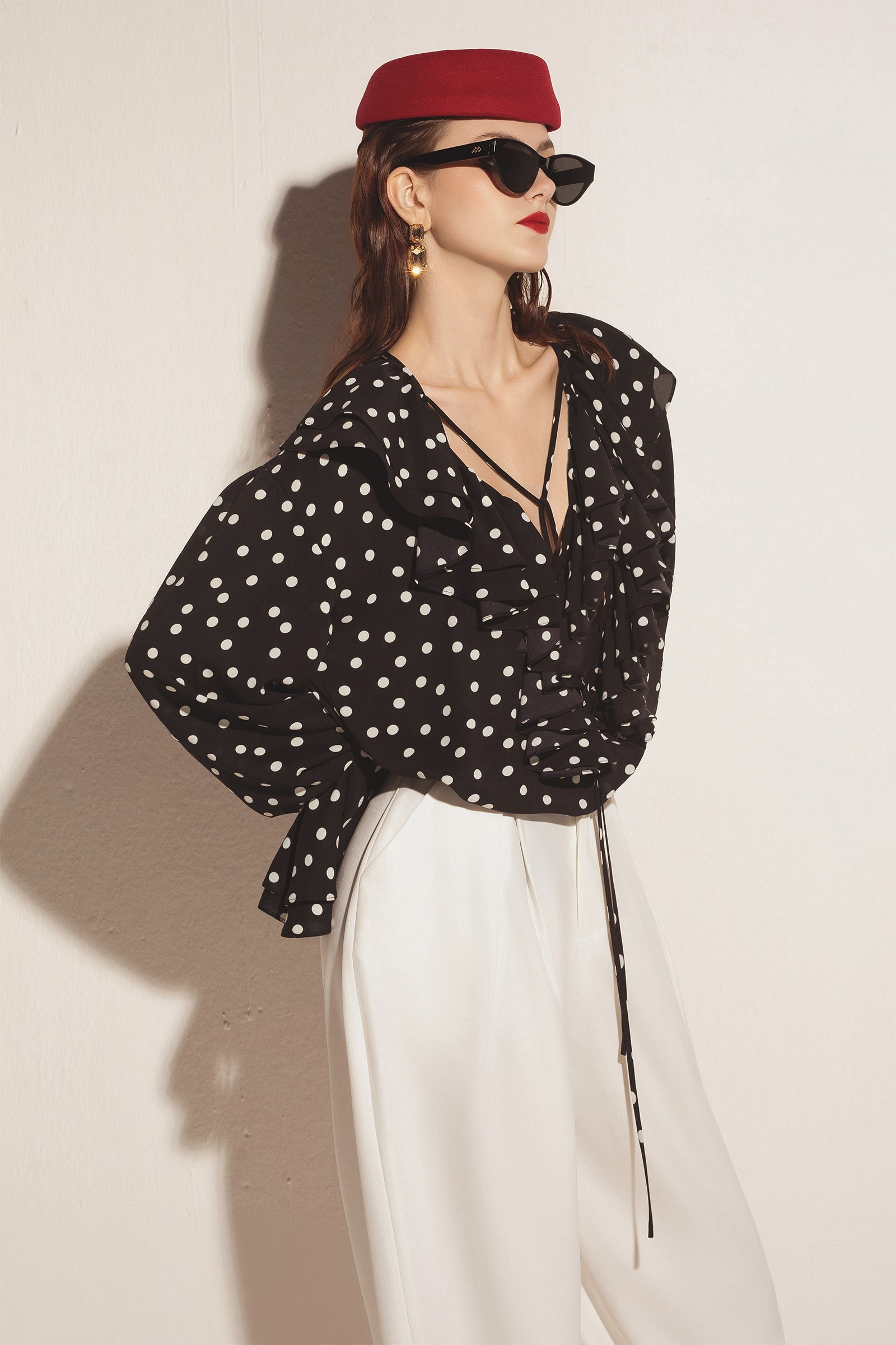 Brienne Ruffle Shirt