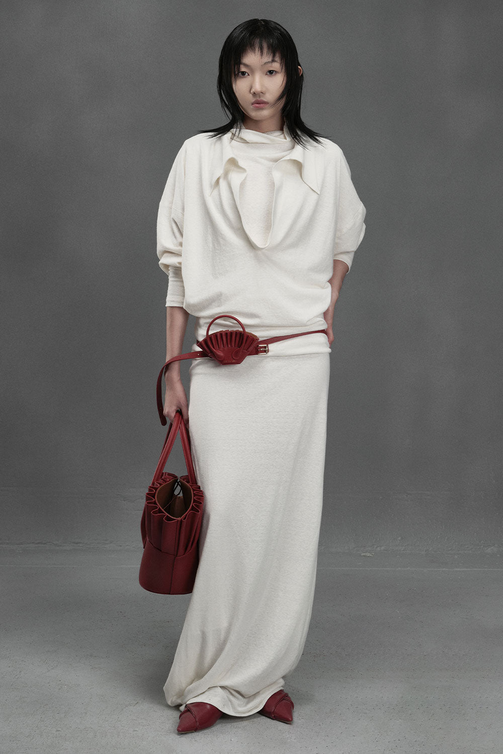 Evangeline Cowhide Leather Bag