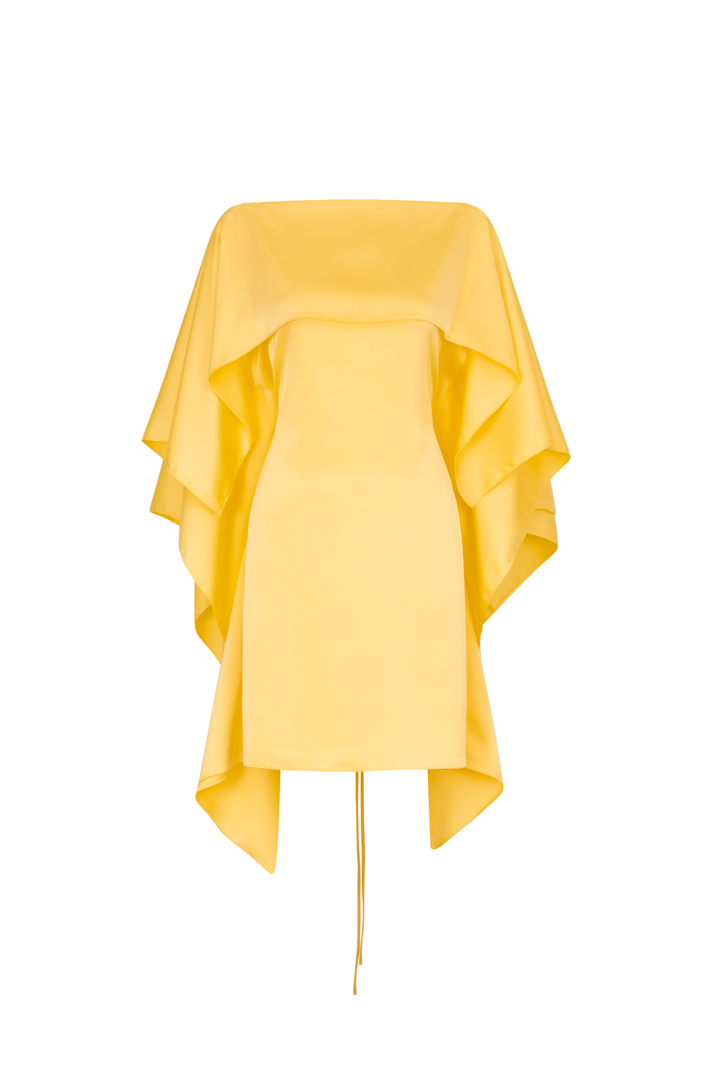 Garenne Cape Sleeve Mini Dress