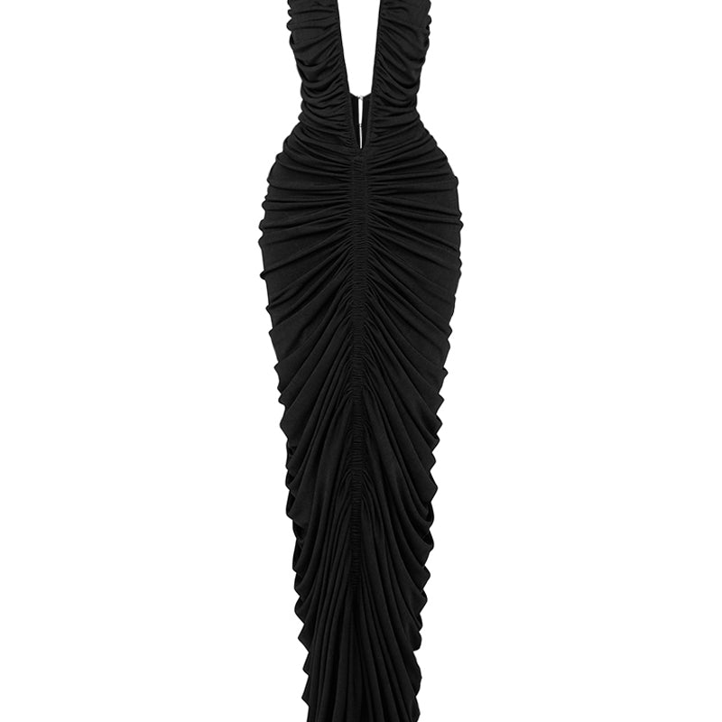 Siren Ruched Maxi Dress