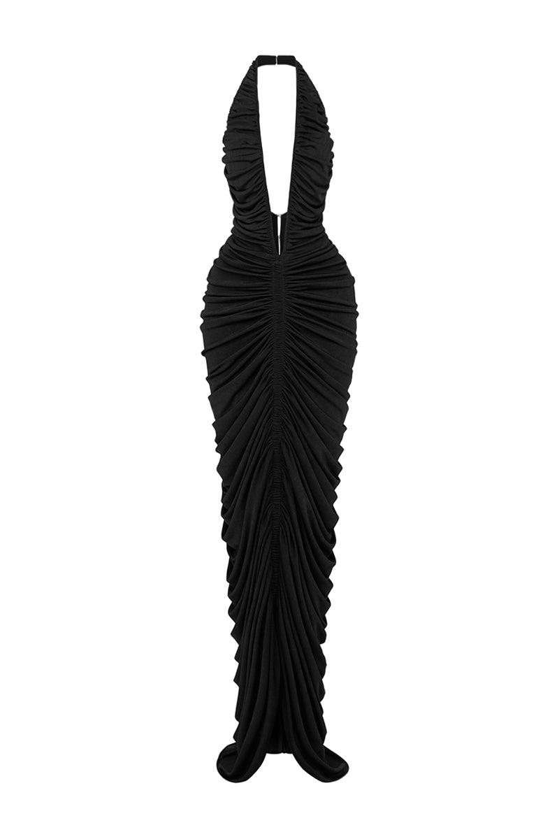 Siren Ruched Maxi Dress