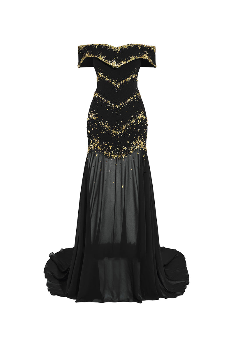 Galaxy Sequin Maxi Dress