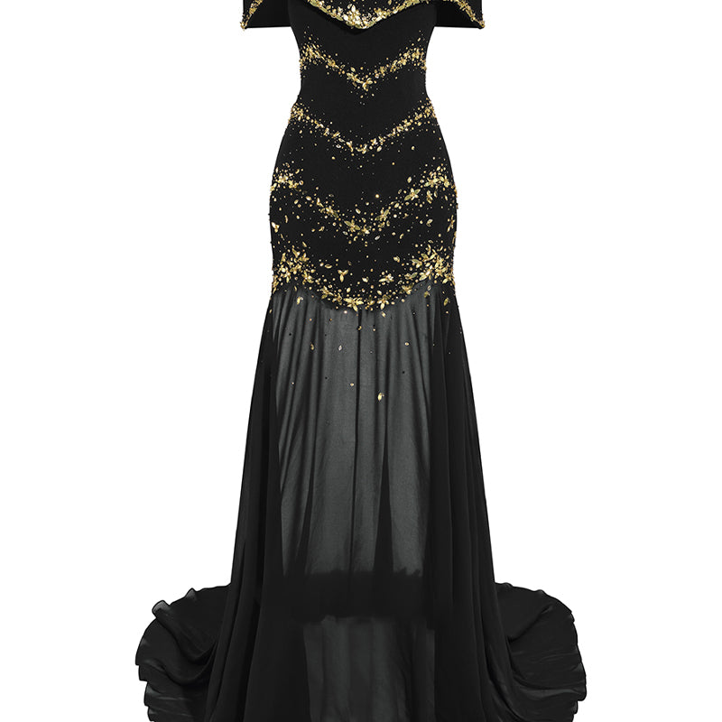 Galaxy Sequin Maxi Dress