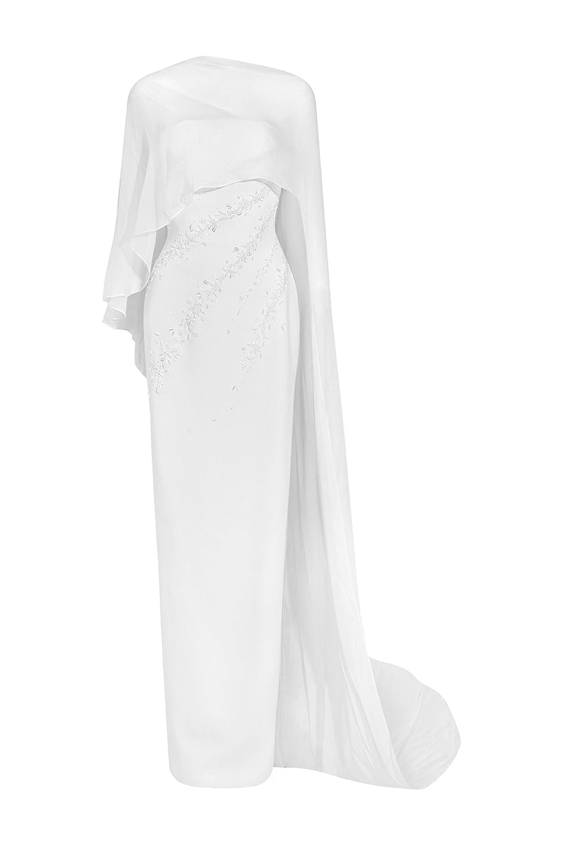 Liquid Embroidery Maxi Dress