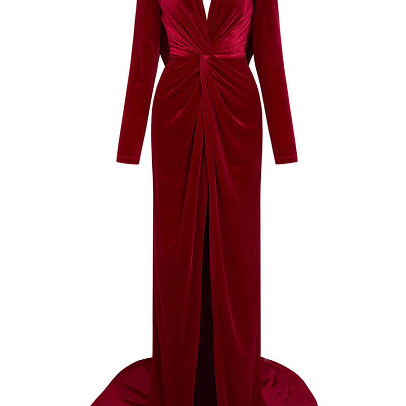 Passion Draped Maxi Dress